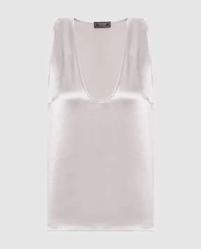 Peserico Бежевый топ с цепочкой мониль E0811801514