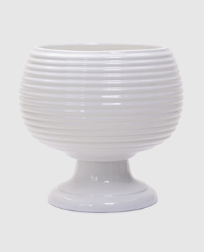 Lamart Біле керамічне кашпо 1037973