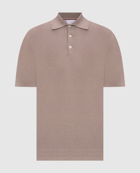 Brunello Cucinelli Бежеве поло M29800125