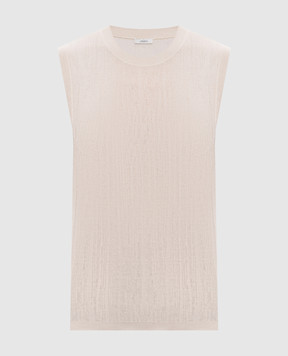 JOSEPH Бежевий топ California з шовком JF009708