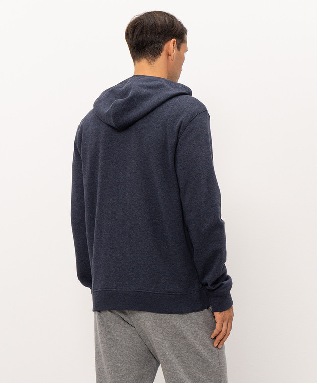 Canali Синя спортивна куртка MJ02454T0968 зображення 3