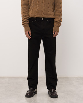 Ami Paris Черные джинсы с логотип патч HTR001DE0131