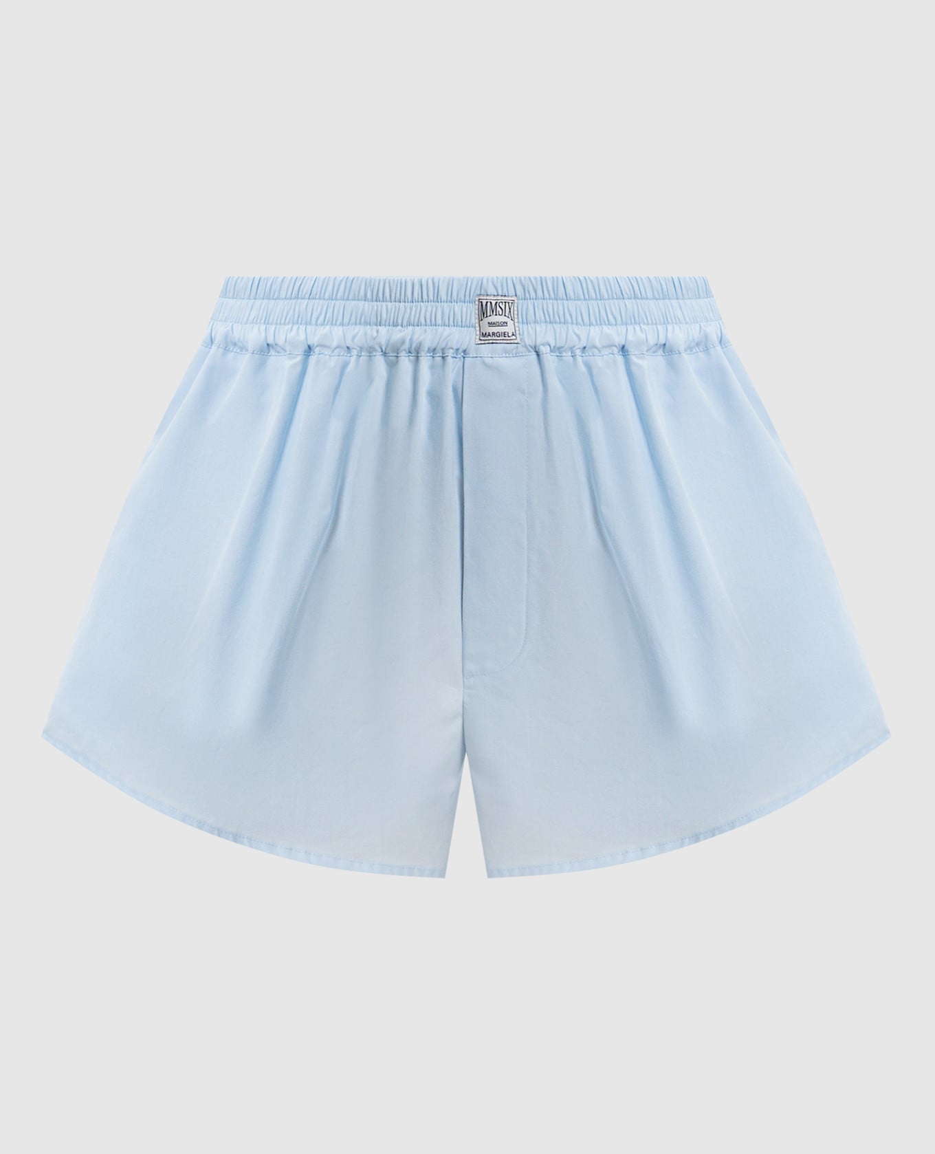 

Голубые шорты с нашивкой логотипа, Голубой, Шорты