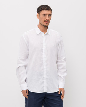 Trussardi Белая рубашка из льна 5025N000032NMS108T19