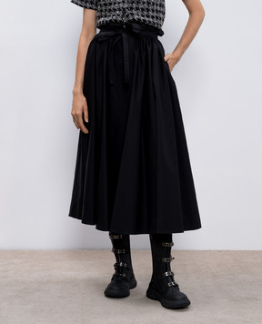 Christian Dior Черная юбка на запах 321J22A3332