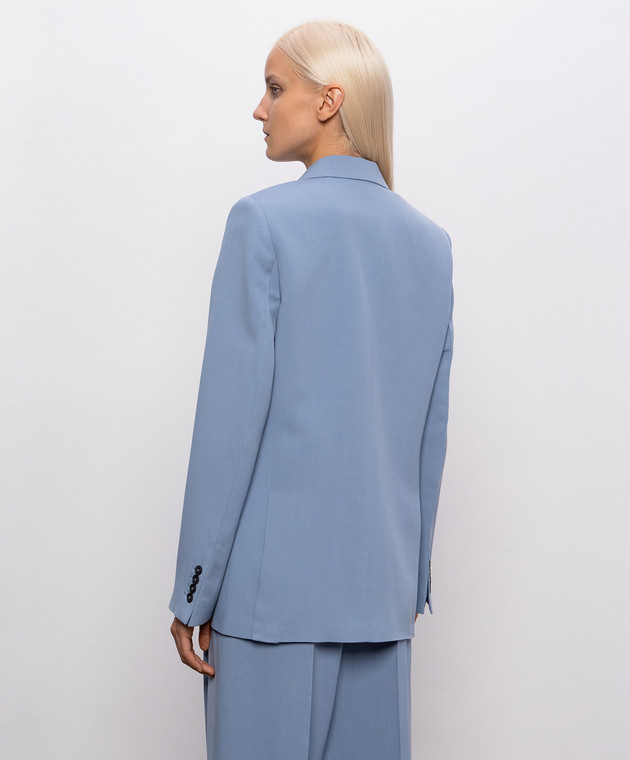Victoria Beckham Голубой жакет 1326WJK007370C изображение 4