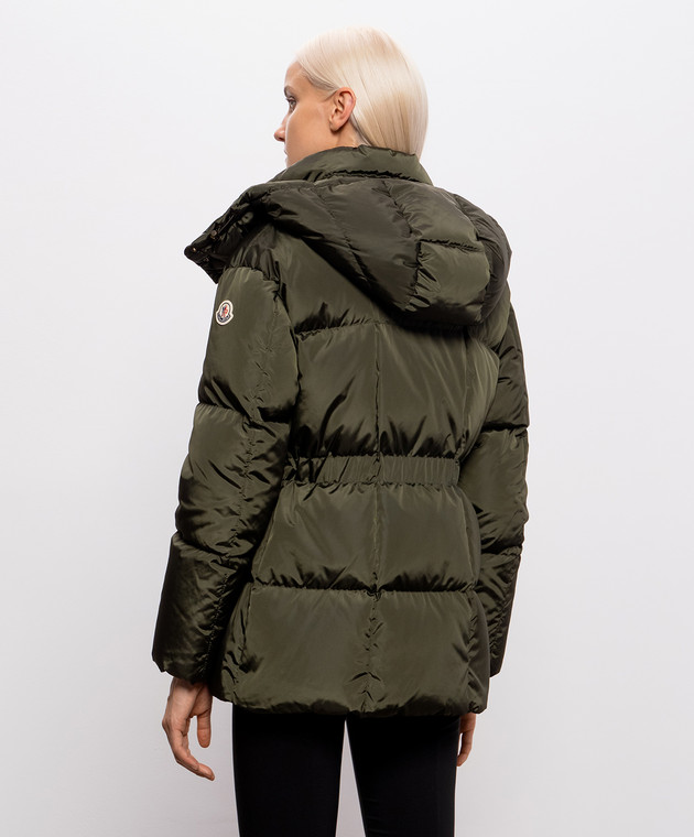Moncler Зелений пуховик Agneux L20931A00163539ZD зображення 4