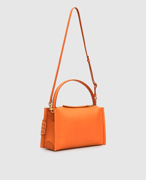 JW Anderson Оранжевая кожаная сумка Loafer HB0731LA0383