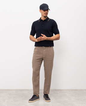 Peserico Синє поло R59490F189173R