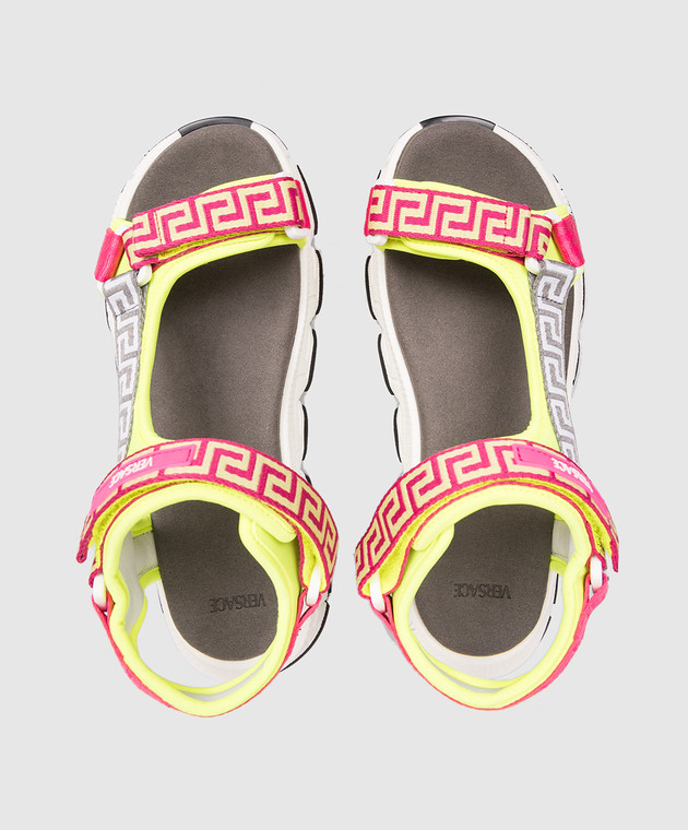 Versace Дитячі сандалі Trigreca з візерунком 10224941A166243438 зображення 4