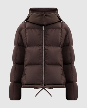 Moncler Коричневий пуховик Legerete L20931A00177597YW