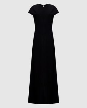 Jil Sander Чорна сукня максі з вовни J02CT0667J40356
