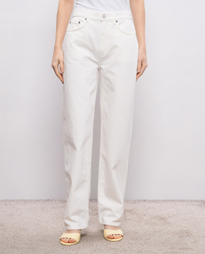 Loulou de Saison Білі джинси мом SAMUR SAMURLDS