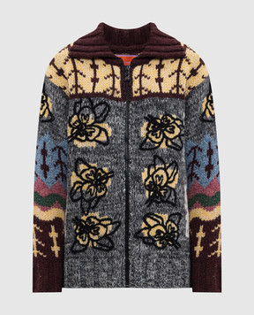 La DoubleJ Сірий кардиган Chalet з вовною PUL0288KNI166VA398