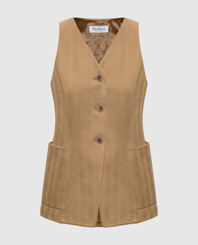 Max Mara Коричневий жилет FALLA MXMFALLA