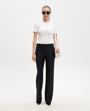 Alexander McQueen Білий топ 870417Q1BG6