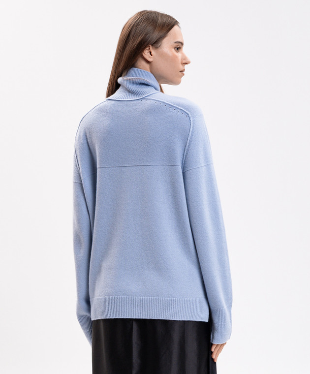 Carven Блакитний светр з кашеміру 6262K21179 зображення 4