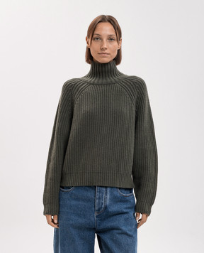 Allude Зеленый свитер из шерсти и кашемира 26517031