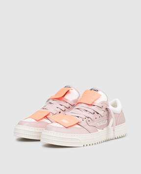 Off-White Комбинированные розовые кроссовки 3.0 Off Court OWIA28ES26LEA001
