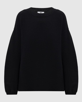 Twinset Чорний джемпер з вовною 252LL2CAA