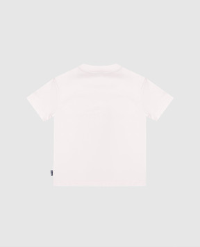 Palm Angels Дитяча рожева футболка з принтом PGAA002S26JER009