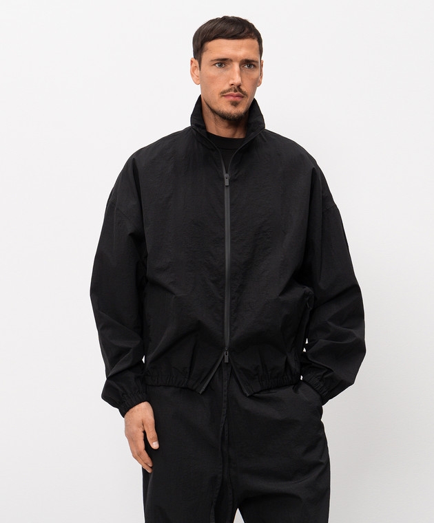 Fear of God Чорна спортивна куртка Tech Track FG9M32330ONR зображення 3