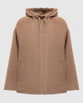 Max Mara Коричнева куртка Derris з вовни DERRIS