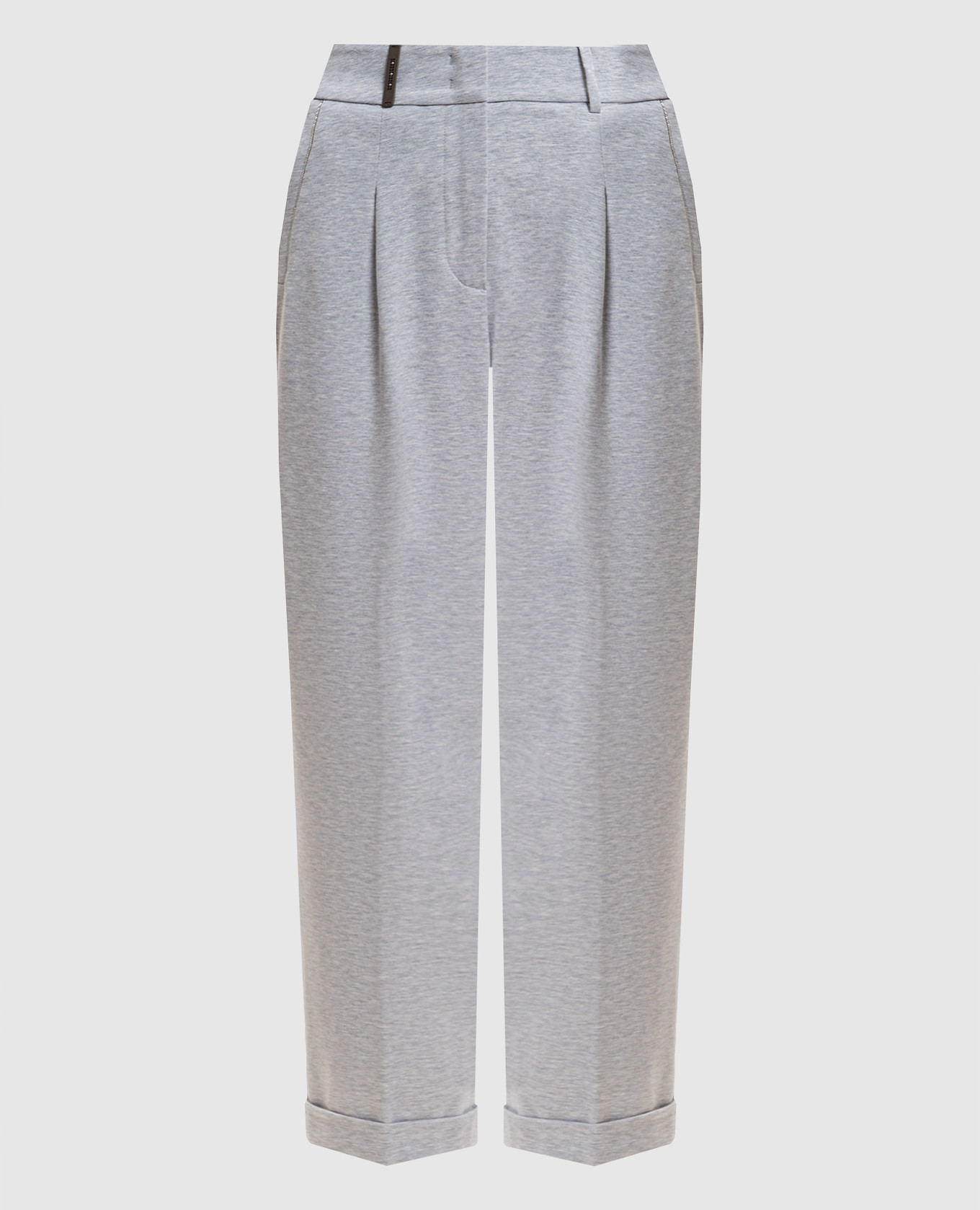 Сірі штани з патчем