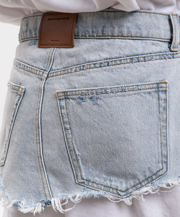 Alexander Wang Белое платье-поло двойной конструкции 4DC3266121 изображение 5