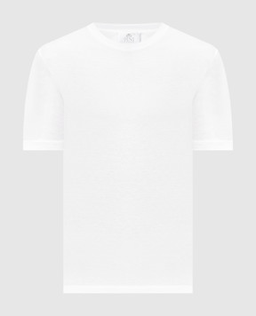 Pini Parma Біла футболка прямого крою TSHJERBCO