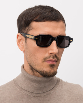 Bottega Veneta Черные очки Intrecciato 861360V2Q30