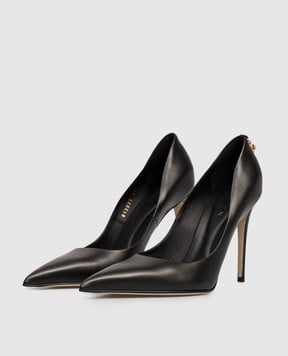 Alexander McQueen Чорні шкіряні туфлі 852023WIAJU