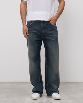 Dolce&Gabbana Сині джинси з патчем логотипа GP18LDG8OV1