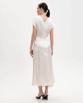 Victoria Beckham Сукня міді Aria кольору айворі 1226WDR007292D