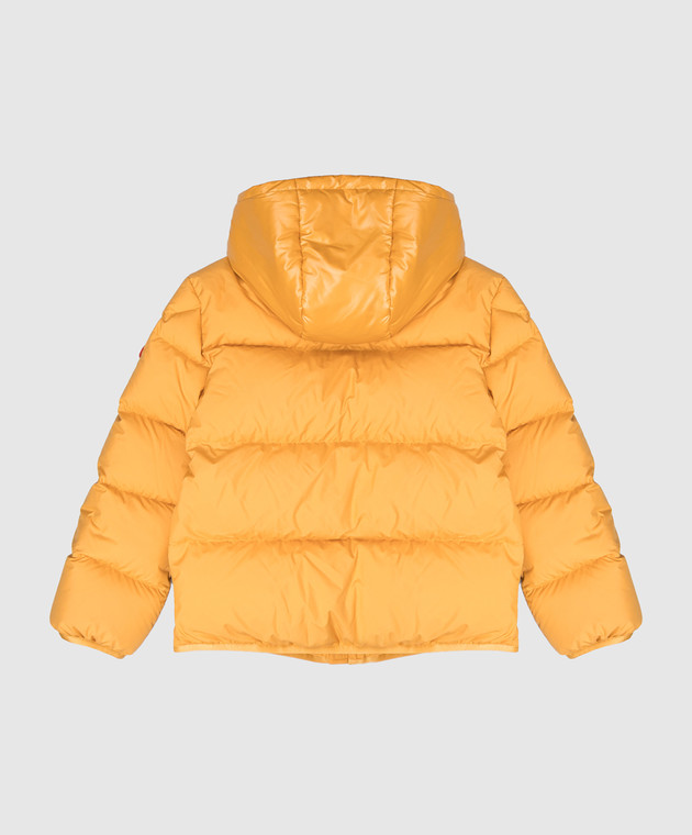 Moncler ENFANT Дитячий жовтий пуховик L29541A00065597YW зображення 2