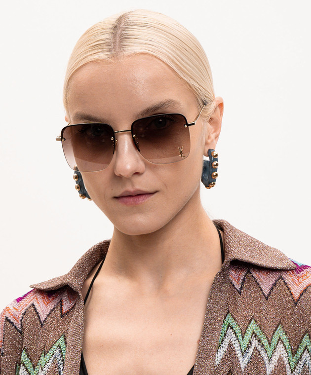 Saint Laurent солнцезащитные очки 312 М 652363Y9902 изображение 2