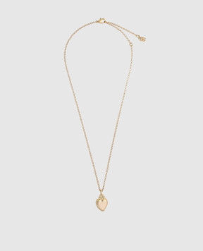 Dolce&Gabbana Золотая цепочка с подвеской в форме сердца WNS8S2W1111