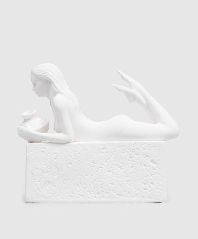 Palais Royal Декоративная белая фарфоровая статуэтка Zodiac Aquarius woman 4502 изображение 2