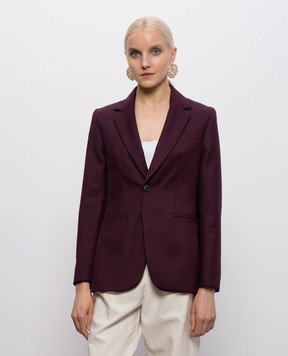 Max & Co Бордовый жакет с шерстью MCOCAMERA