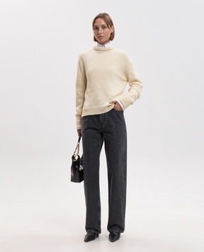 Jil Sander Желтый свитер из шерсти и кашемира J02GP0277J14860