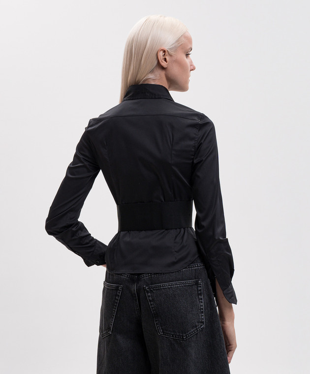 Vetements Черная рубашка WH27SH042B изображение 4