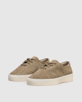 Fear of God Коричневі замшеві кросівки з логотипом FG25FW808109SUE