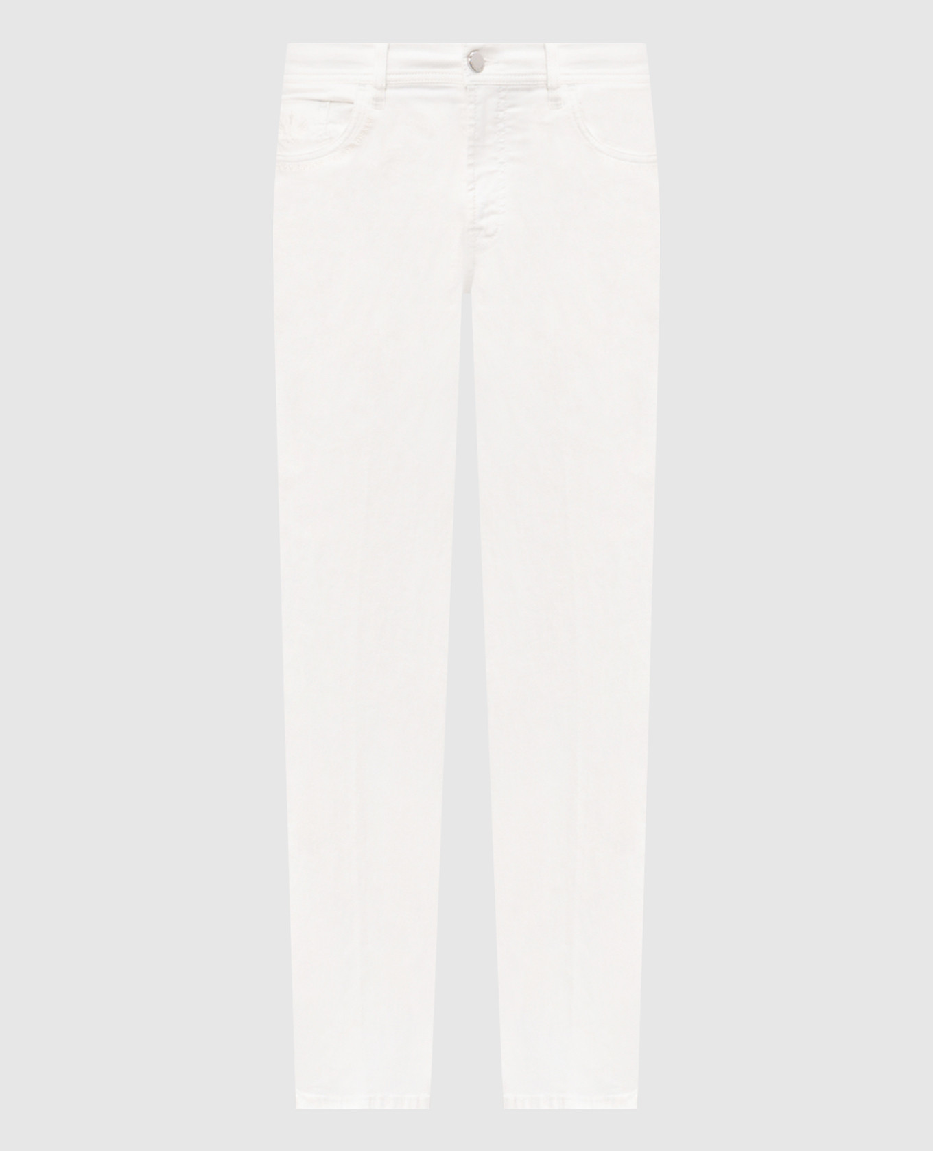 

Белые джинсы Костантино, Белый, Зауженные джинсы