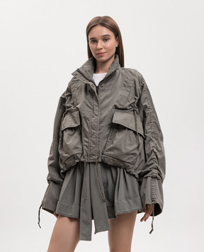 Balmain Куртка цвета хаки GF0TI030CG65