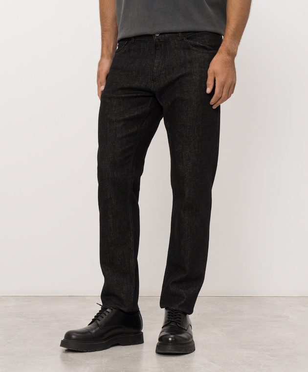 Trussardi Чорні джинси з патчем P407H704792NMJ370D70 зображення 3
