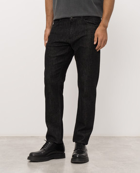 Trussardi Чорні джинси з патчем P407H704792NMJ370D70