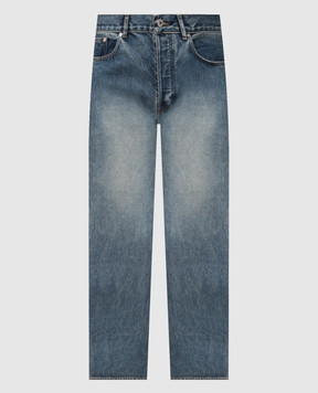 JW Anderson Сині джинси з ефектом потертості DT0117PG1852