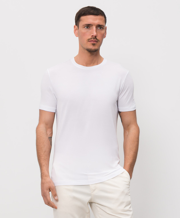 Castangia dal 1850 Біла футболка DMTSDM54S26 зображення 2