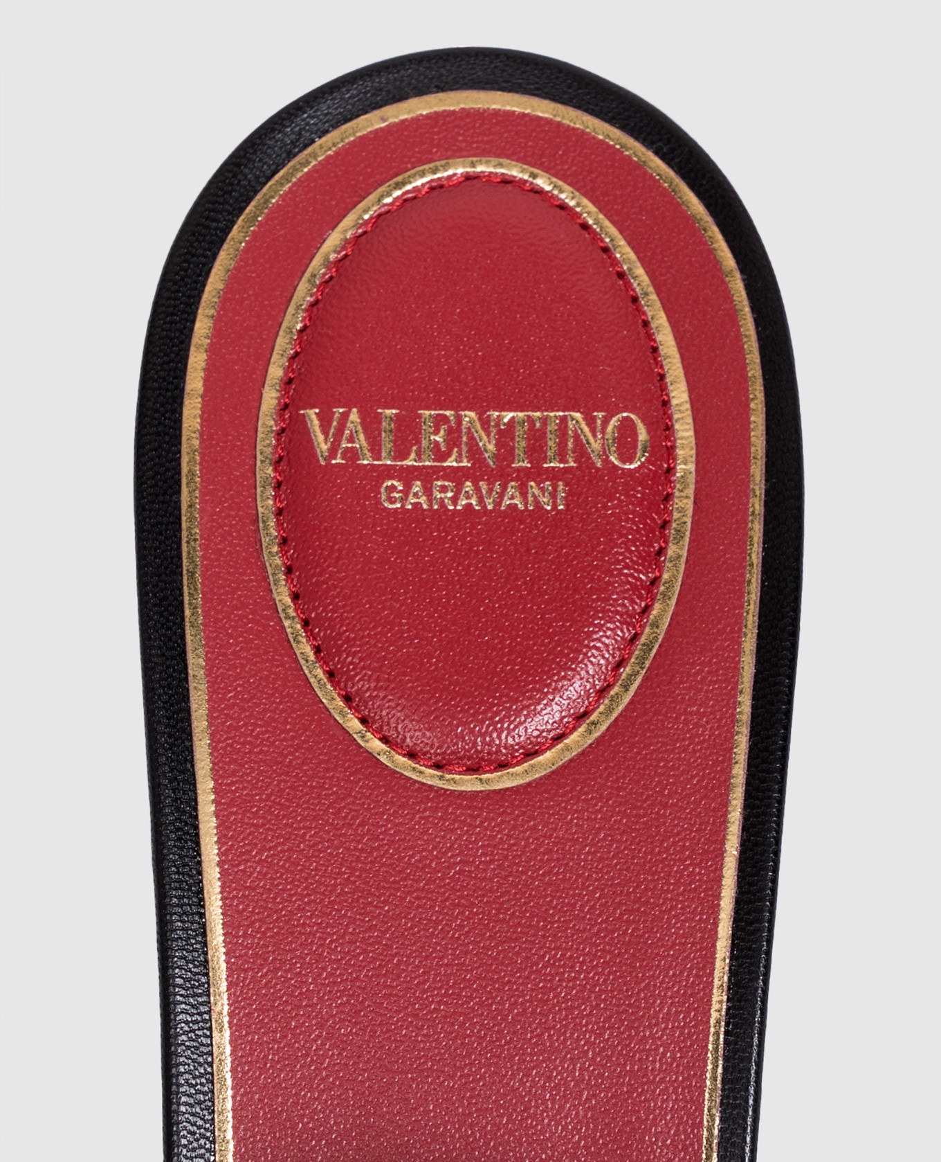 Valentino Чорні шкіряні слінгбеки з логотипом VLogo 9W2S0QB8YEA зображення 6