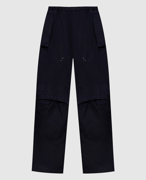 Alexander Wang Сині карго з вишивкою логотипа 1WC1264955